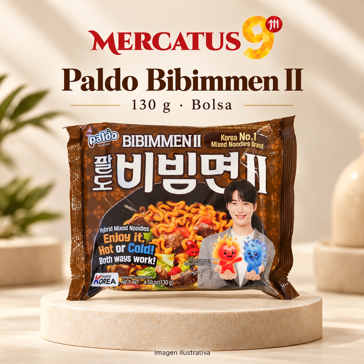 Paldo Bibimmen II, presentación de 130 g, Mercatus9