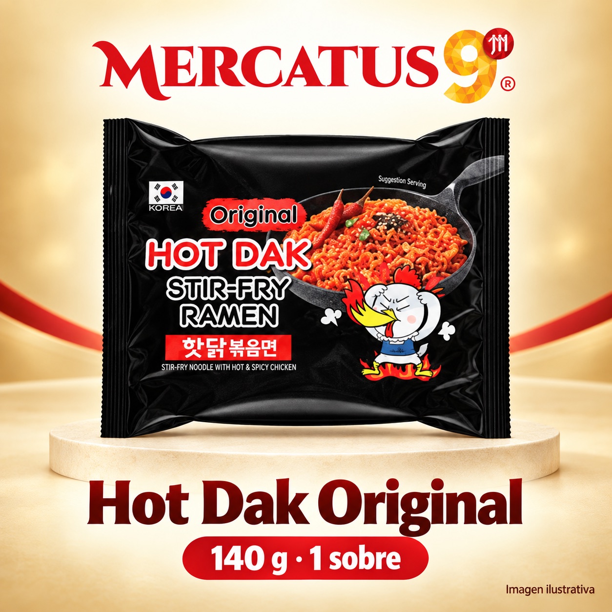 Migawon Hot Dak Original, presentación de 140 g, Mercatus9