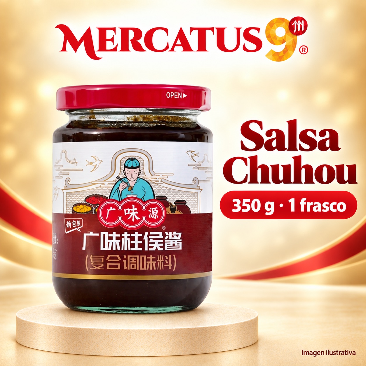 Salsa Chuhou GWY, presentación de 350 g, Mercatus9