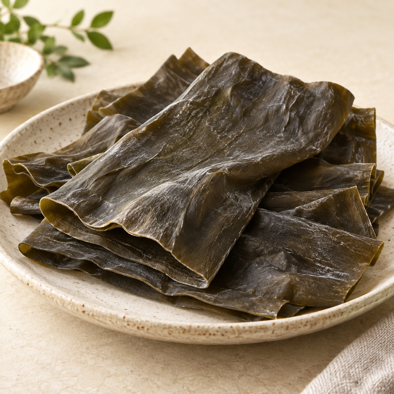Presentación ilustrativa: Alga kombu de hoja ancha · 宽叶海带