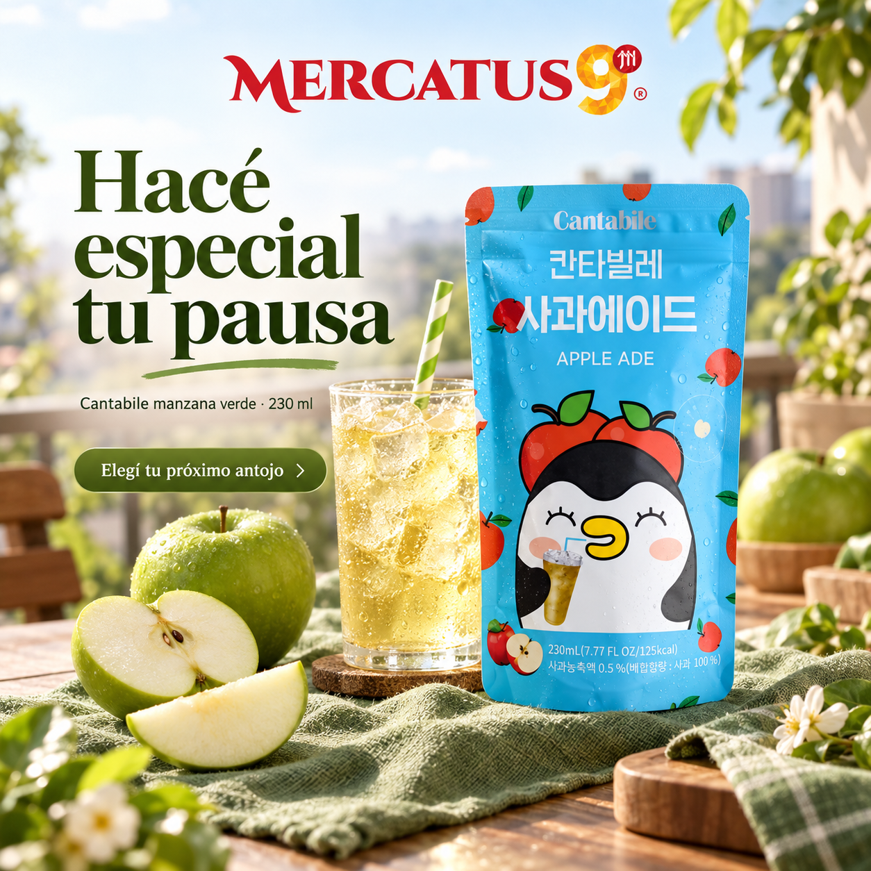 Cantabile manzana verde · 230 ml — escena 2