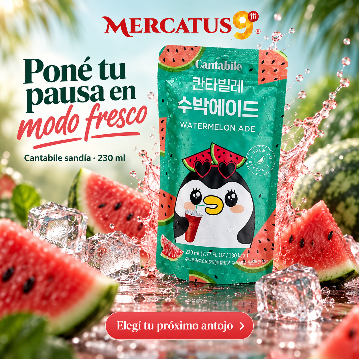 Cantabile sandía · 230 ml — escena 1