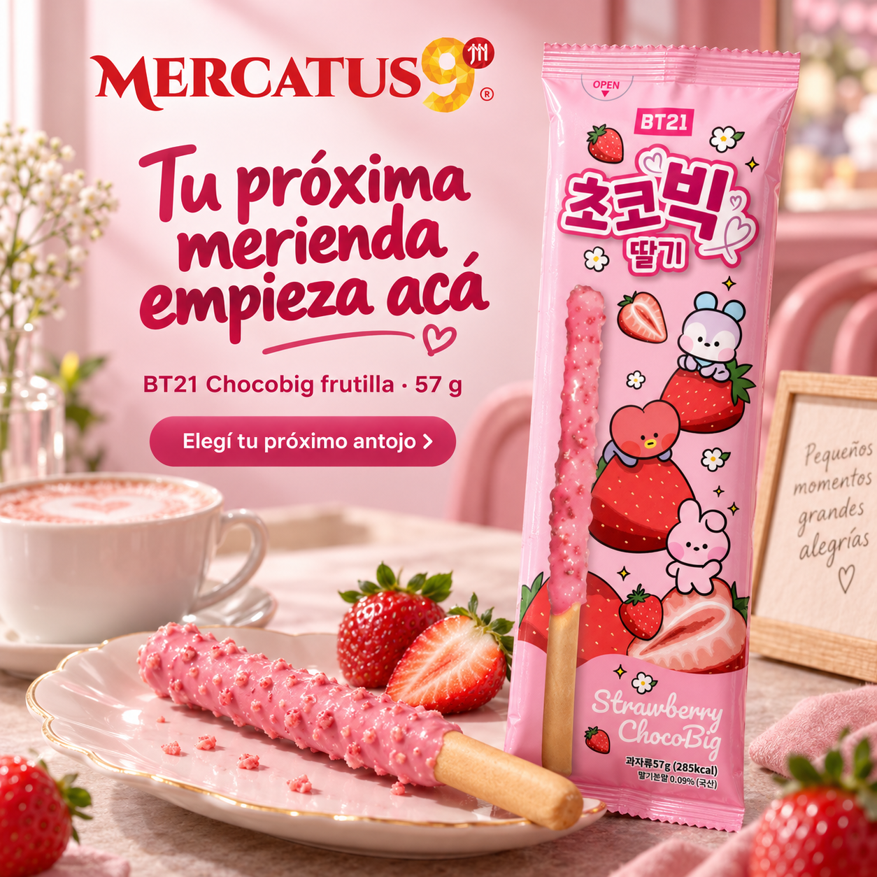 BT21 Chocobig frutilla · 57 g — escena 2