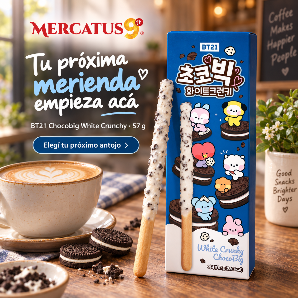 BT21 Chocobig White Crunchy · 57 g — escena 2