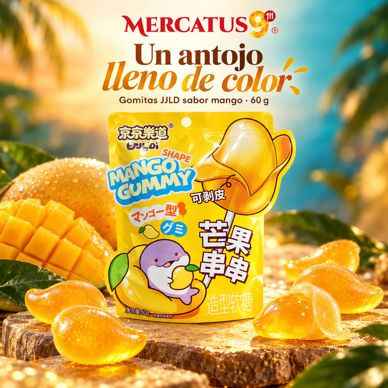 Gomitas JJLD sabor mango · 60 g — escena 1