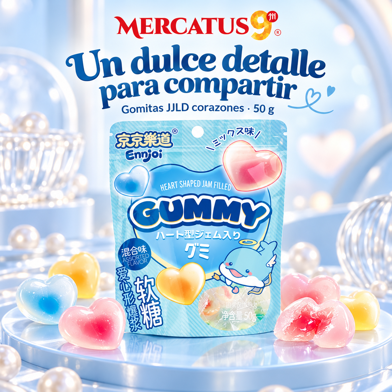 Gomitas JJLD en forma de corazón · 50 g — escena 1