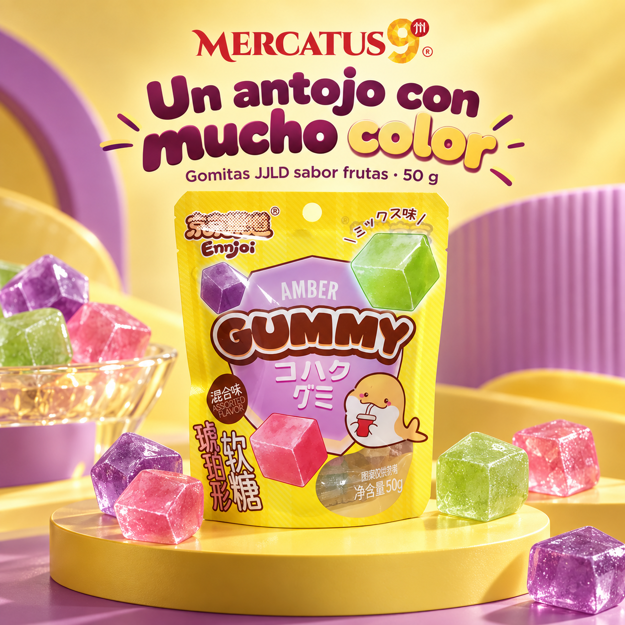 Gomitas JJLD sabor frutas · 50 g — escena 1