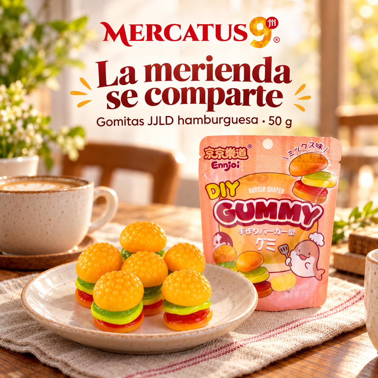 Gomitas JJLD hamburguesa · 50 g — escena 2