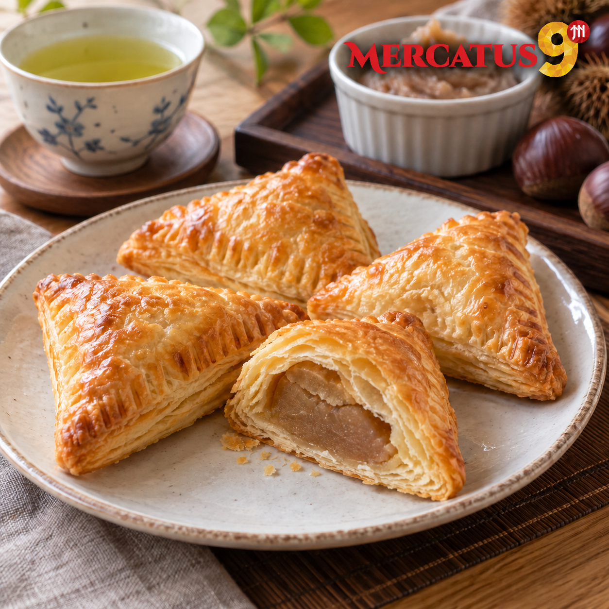 KLKW RELLENO DE FRIJOL BLANCO Y CASTAÑA 500G — Hojaldres rellenos de castaña