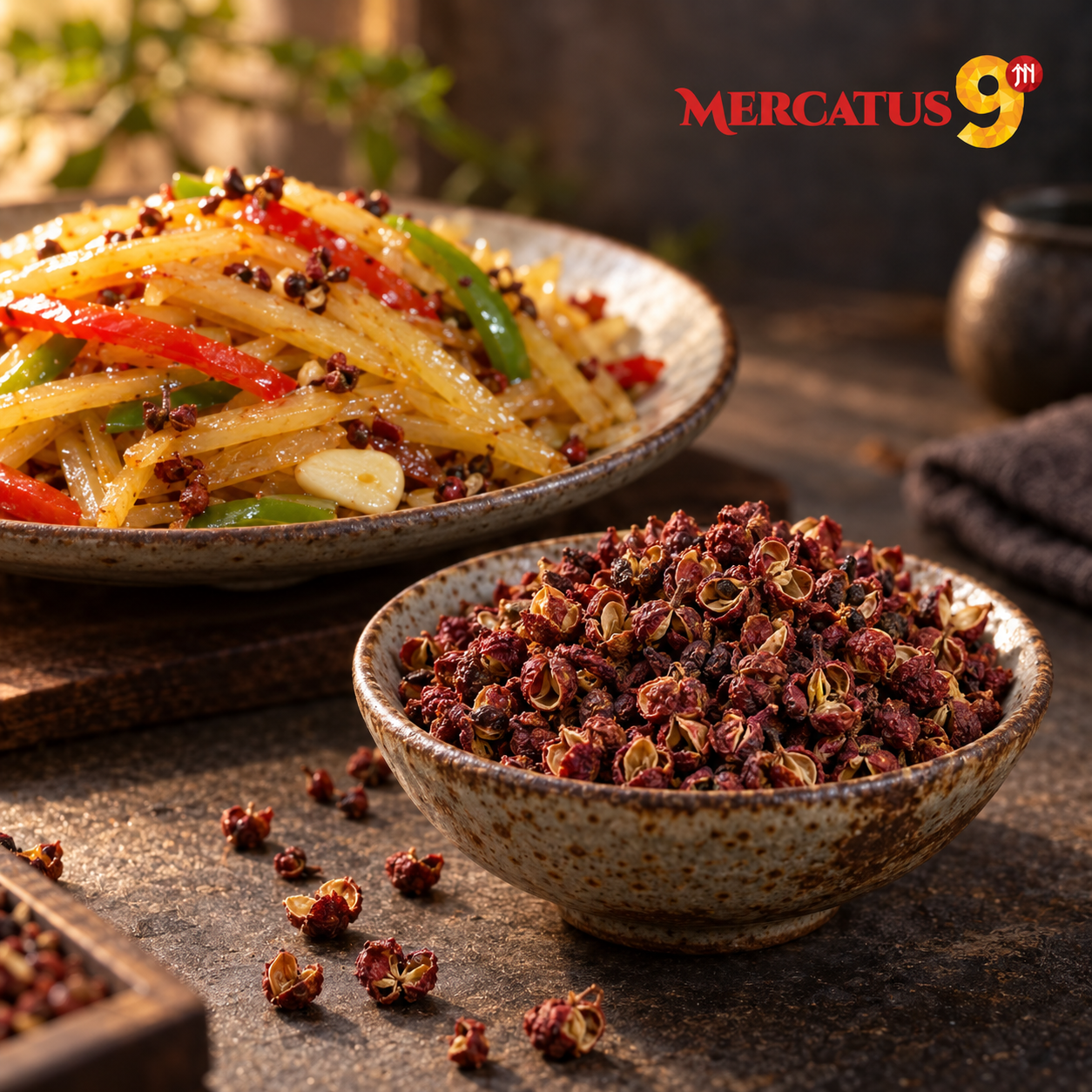 HEIN PIMIENTA ROJA DE SICHUAN 500G — Papas salteadas con pimienta de Sichuan