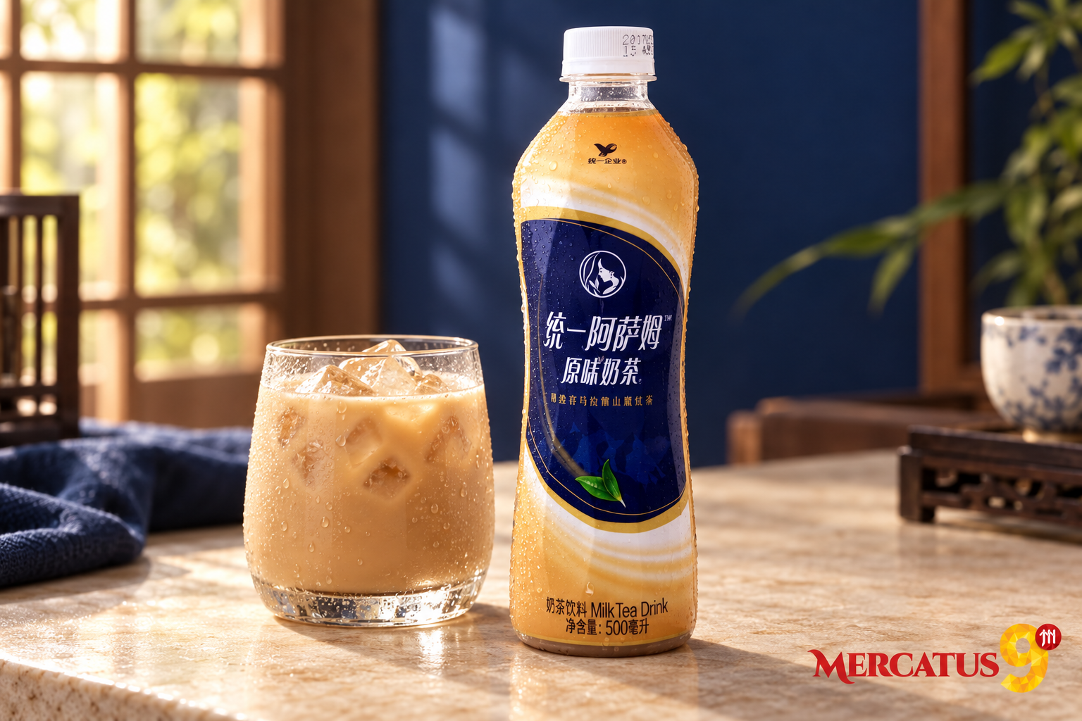 Tu pausa más cremosa, lista para disfrutar — Té con leche sobre hielo