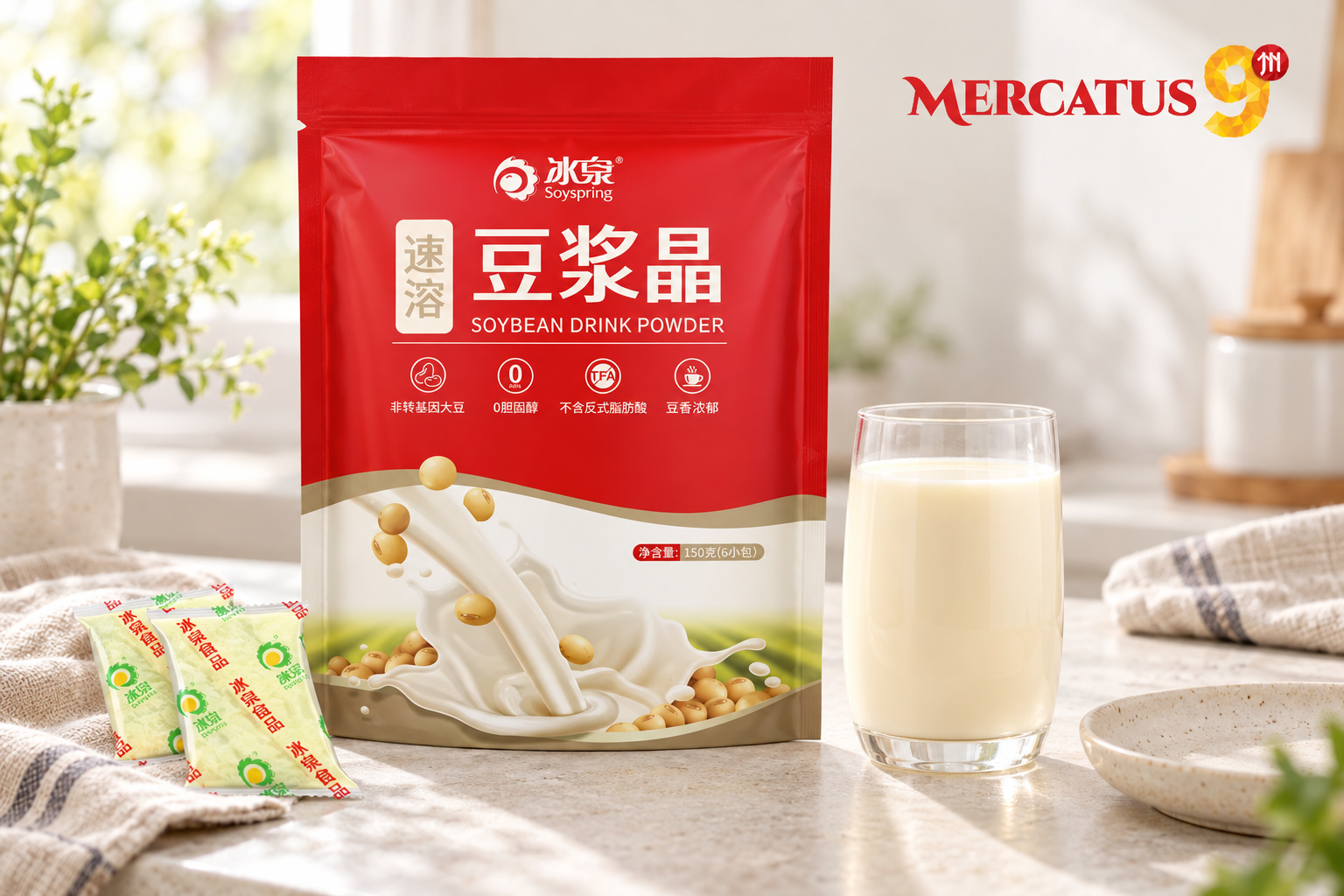 Una pausa suave con el sabor de la soya — Sugerencia de servicio
