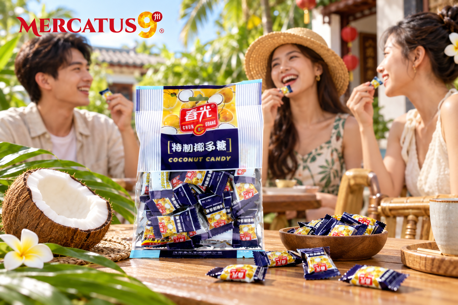 Caramelos de coco Chunguang · 120 g — Dale un giro tropical a tu tarde