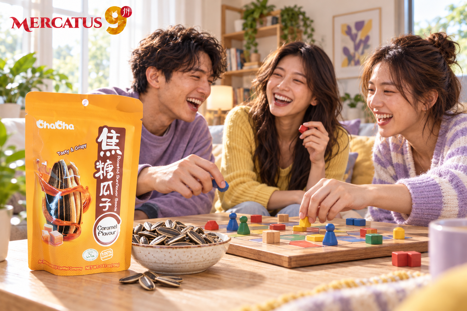 Semillas de girasol sabor caramelo QiaQia · 108 g — Una charla con un giro dulce