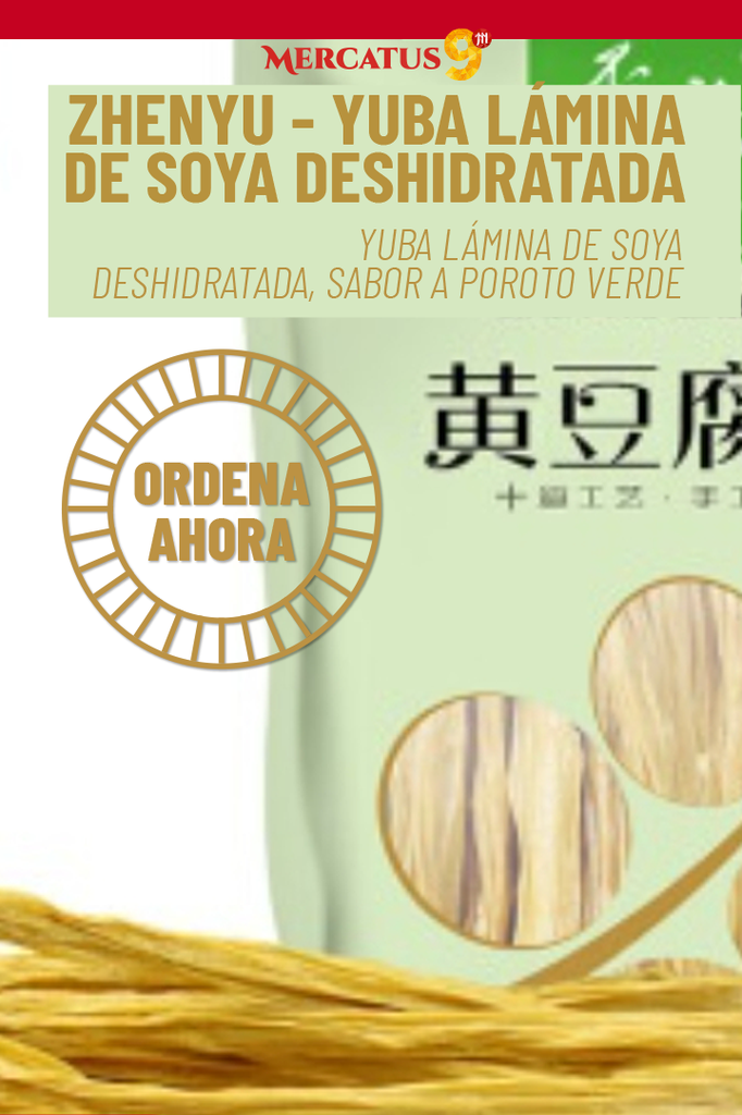 ZHENYU - YUBA LÁMINA DE SOYA DESHIDRATADA 500G