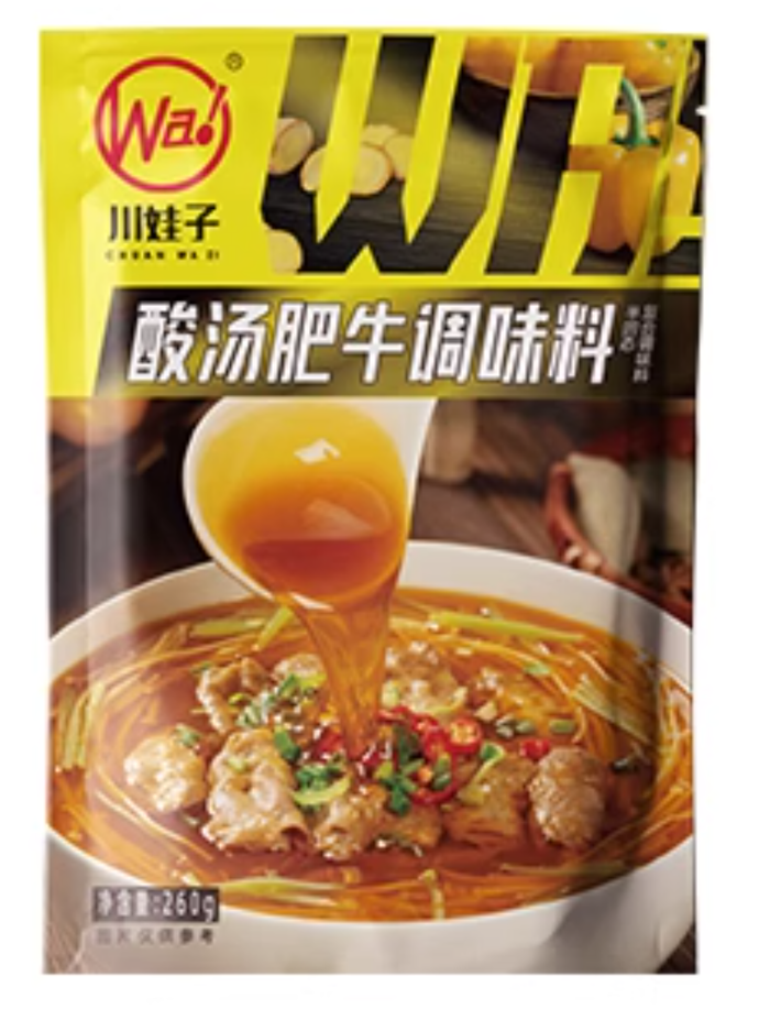 川娃子 酸汤肥牛调味料 260G