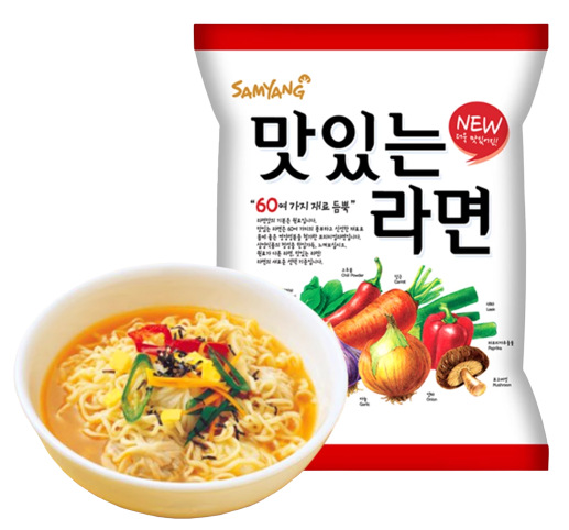 韩国三养  香辣蔬菜素拉面 115G