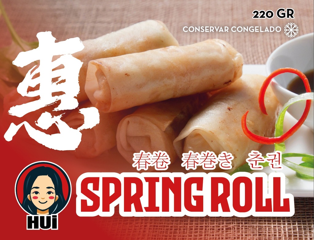 HUI - SPRING ROLL VEGETAL 500G