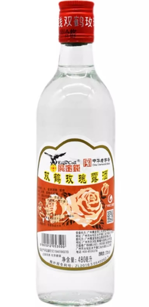 鹰金钱双鹤玫瑰露酒480ML
