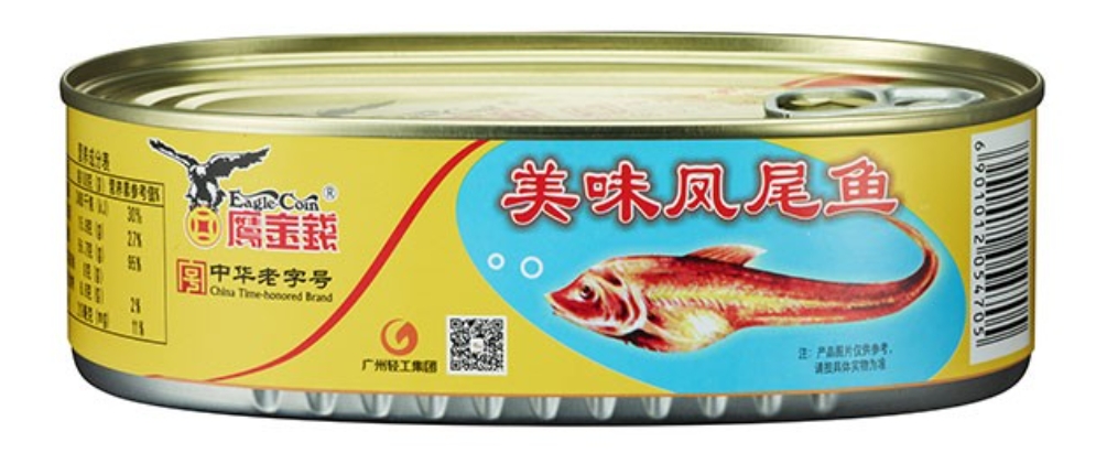 鹰金钱 凤尾鱼 184g