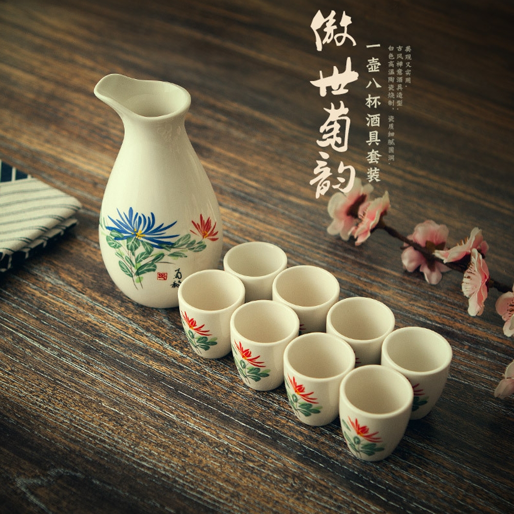 G10-16 JUEGO DE COPAS JAPONESA 8+1