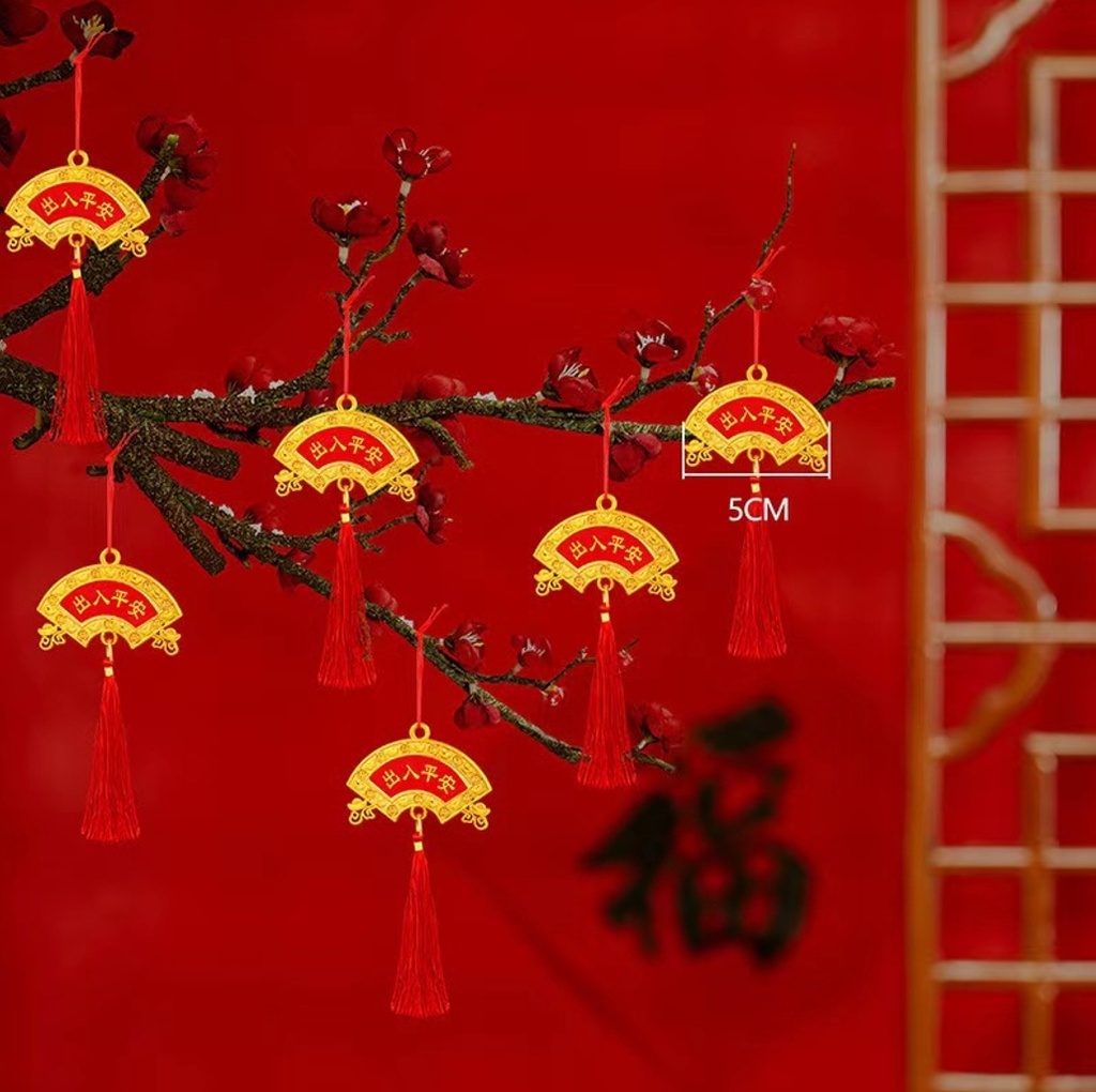 G29-8 NEW YEAR DECORATION PENDANT X6