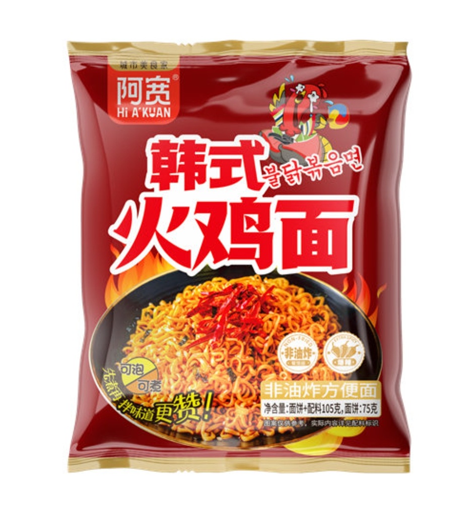 BJ NOODLES WITH SPICY FLAVOR 105G