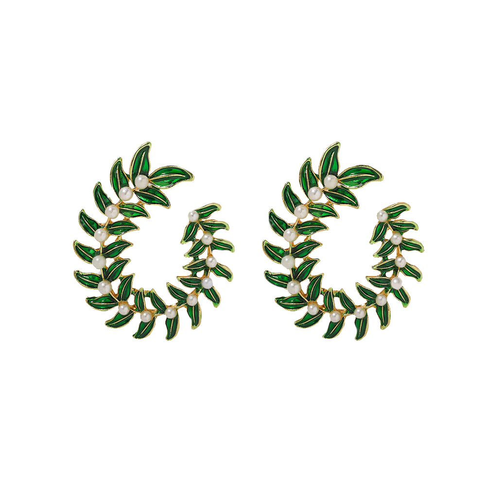 GREEN AMETHYST EARRINGS