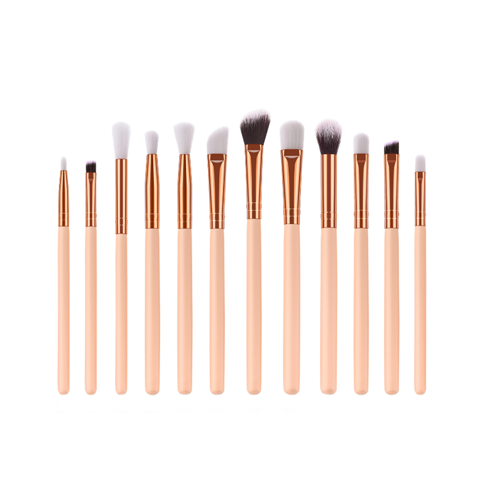 GOLD STYLE BEIGE BRUSH SET X12