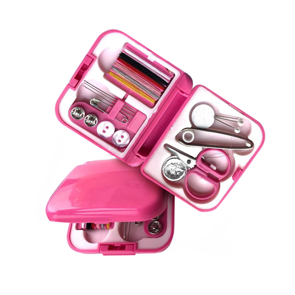 PINK MINI SEWING BOX SET