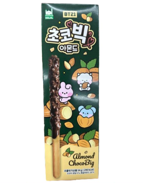 CHOCOBIG BARRA CON CHOCOLATE CON ALMENDRAS 54G