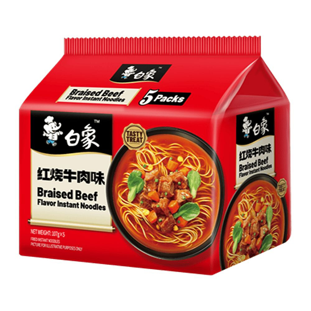 BX RAMEN NOODLES ROASTED MEAT FLAVOR 107G