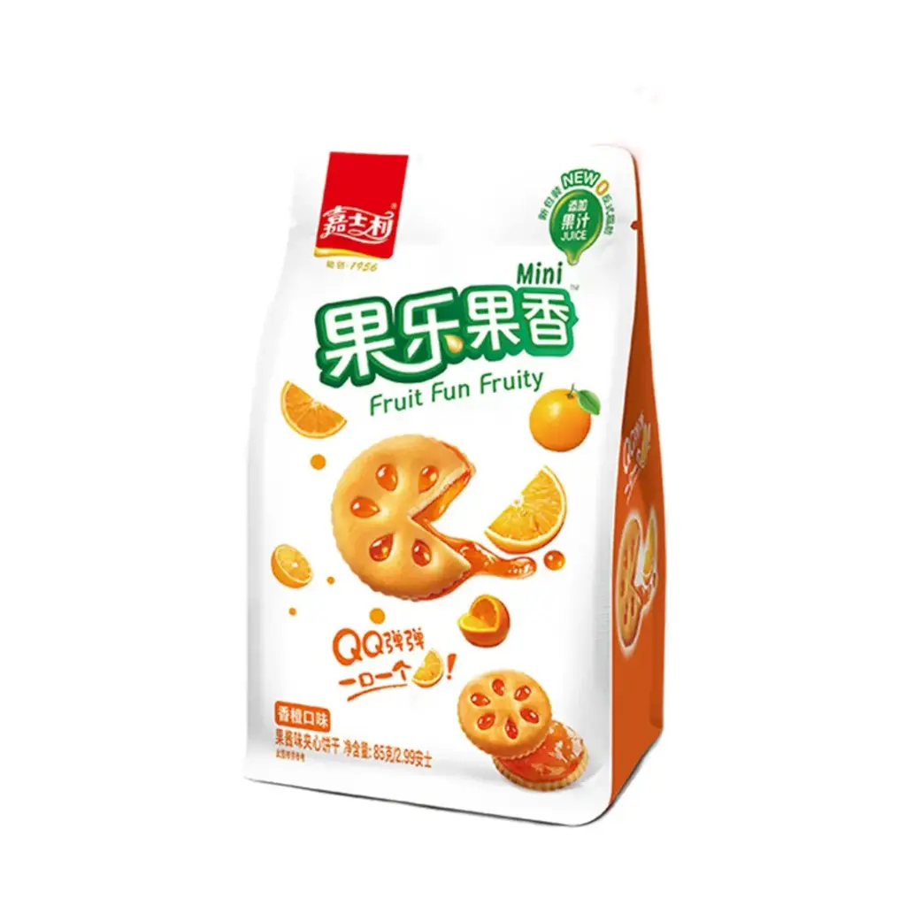 JSL MINI GALLETAS SABOR NARANJA 85G
