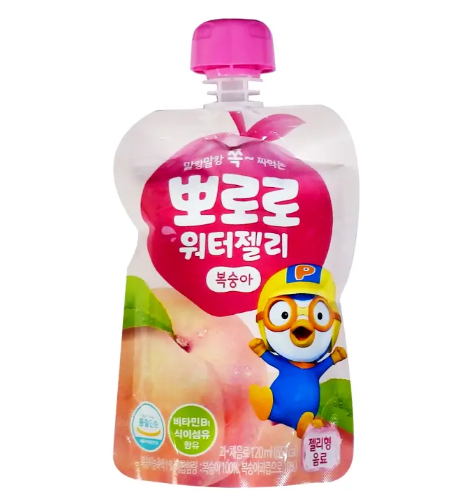 PRR BEBIDA DE FRUTA SABOR A DURAZNO CON GELATINA 120ML