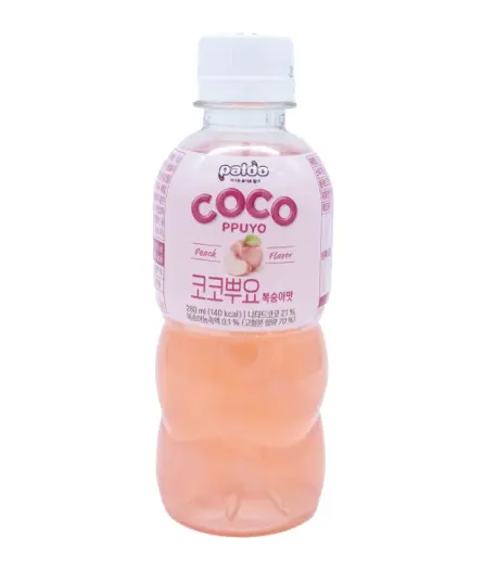 CPP BEBIDA MIXTA SABOR A DURAZNO CON TROZOS DE NATA DE COCO 280ML