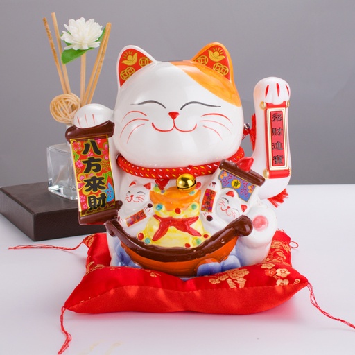 [B4CN-TA6-1-43] TA6-1-43 LUCKY CAT 8 INCH 20*15*21