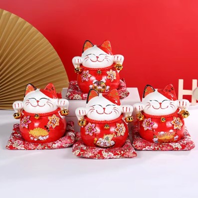 [B4CN-TA6-1-53] TA6-1-53 LUCKY CAT 7 INCH.