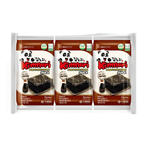 [A2KR-KN01] KIMNORI SEAWEED SNACK 4G*3U