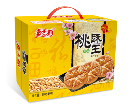 [A2CN-JSL12] 嘉士利 原味桃酥王饼干 800G