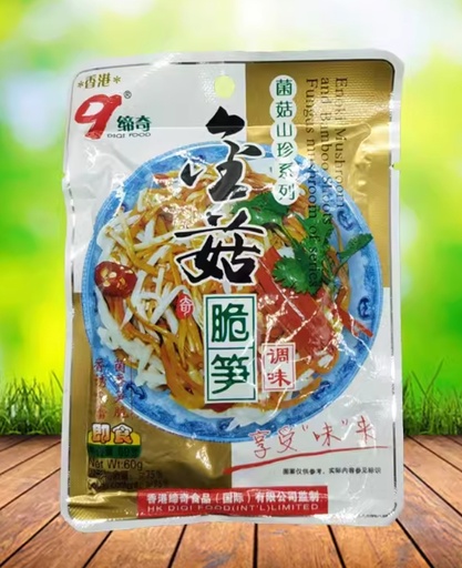 [A6CN-DQ03]  缔奇金菇脆笋60G