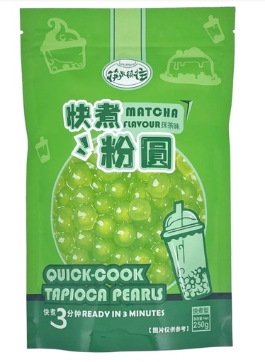 [A7CN-HWJ06] 筷来筷往抹茶味快煮粉圆 250G