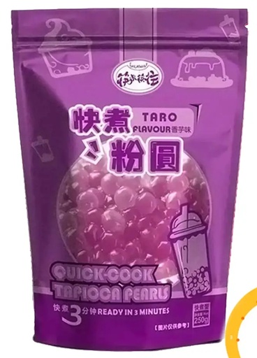 [A7CN-HWJ07] HWJ PERLAS DE TAPIOCA DE COCCIÓN
RÁPIDA SABOR TARO 250G