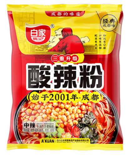 [A7CN-BJ03] 白家陈记 正宗酸辣袋装 105G