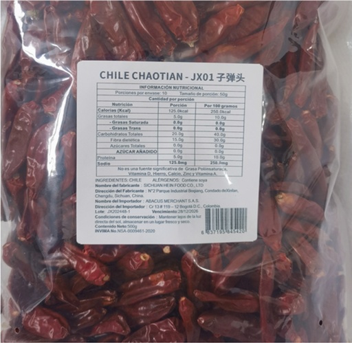 [A4CN-JX01] JX CHILE SECO ZIDANTOU 500G