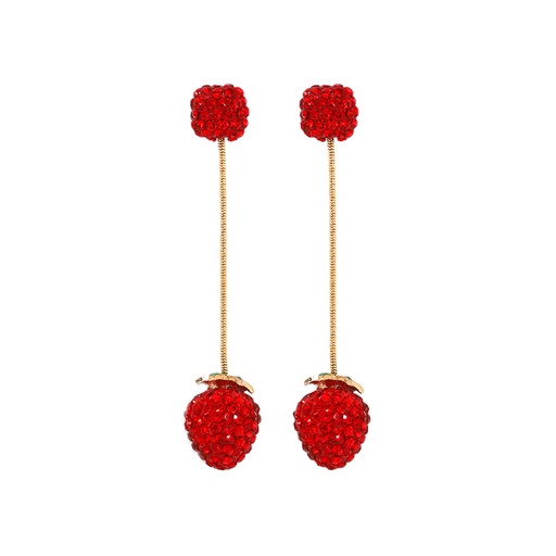 [BIS094] CHIC STRAWBERRY EARRINGS