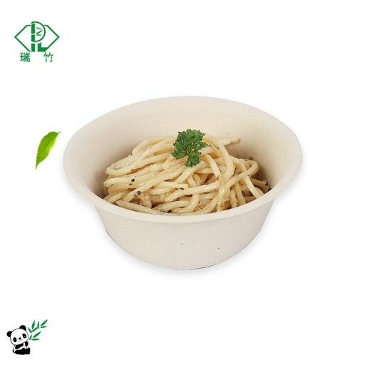 [A8CN-ZZL1] DISPOSABLE BAMBOO BOWL 300ML X10U.