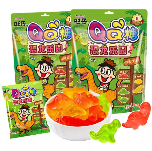 [A2CN-WW98] 旺旺 旺旺QQ糖 恐龙型 28G