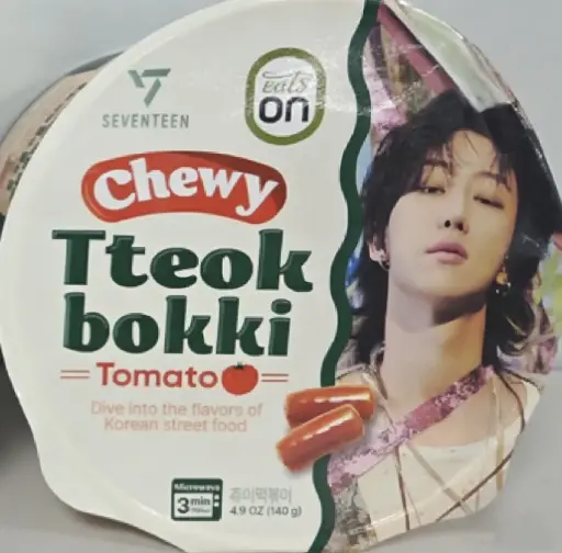 [A7KR-EON03] EON SNACK DE TTEOKBOKKI SABOR TOMATE  140G