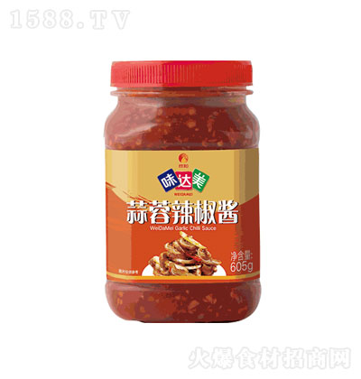 [A4CN-XH07] 欣和味达美 蒜蓉辣椒酱 605G